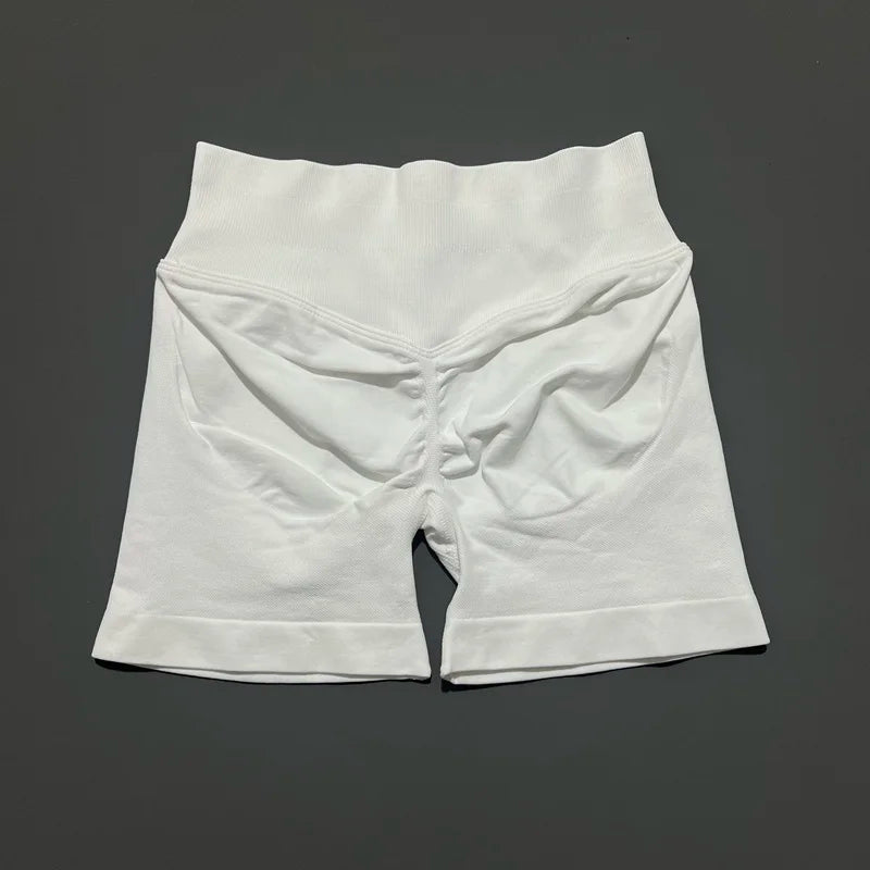 Sports Shorts 4.5" Women Yoga Shorts Seamless Low Waist Scrunch Bum Gym Leggings Workout Stretch Fitness Sports Shorts