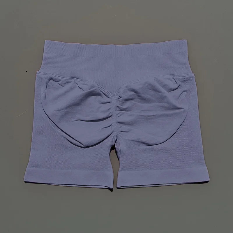 Sports Shorts 4.5" Women Yoga Shorts Seamless Low Waist Scrunch Bum Gym Leggings Workout Stretch Fitness Sports Shorts
