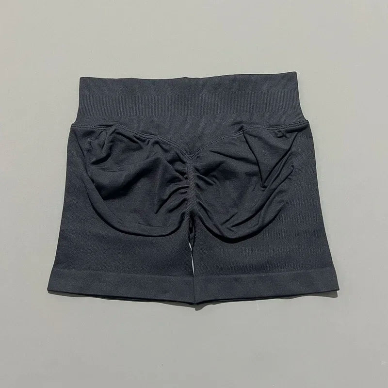 Sports Shorts 4.5" Women Yoga Shorts Seamless Low Waist Scrunch Bum Gym Leggings Workout Stretch Fitness Sports Shorts
