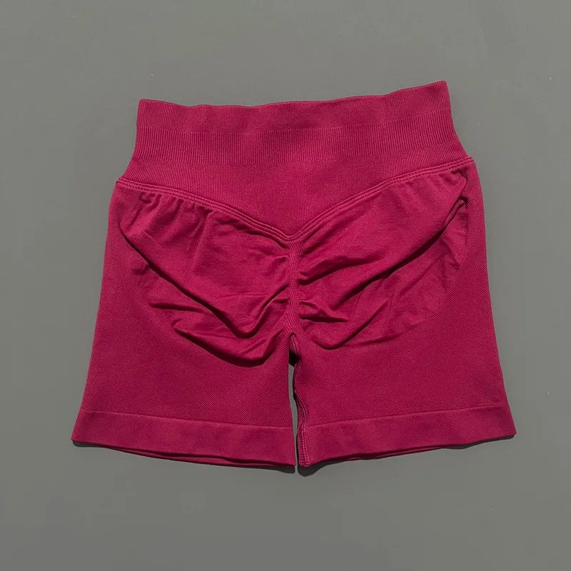 Sports Shorts 4.5" Women Yoga Shorts Seamless Low Waist Scrunch Bum Gym Leggings Workout Stretch Fitness Sports Shorts