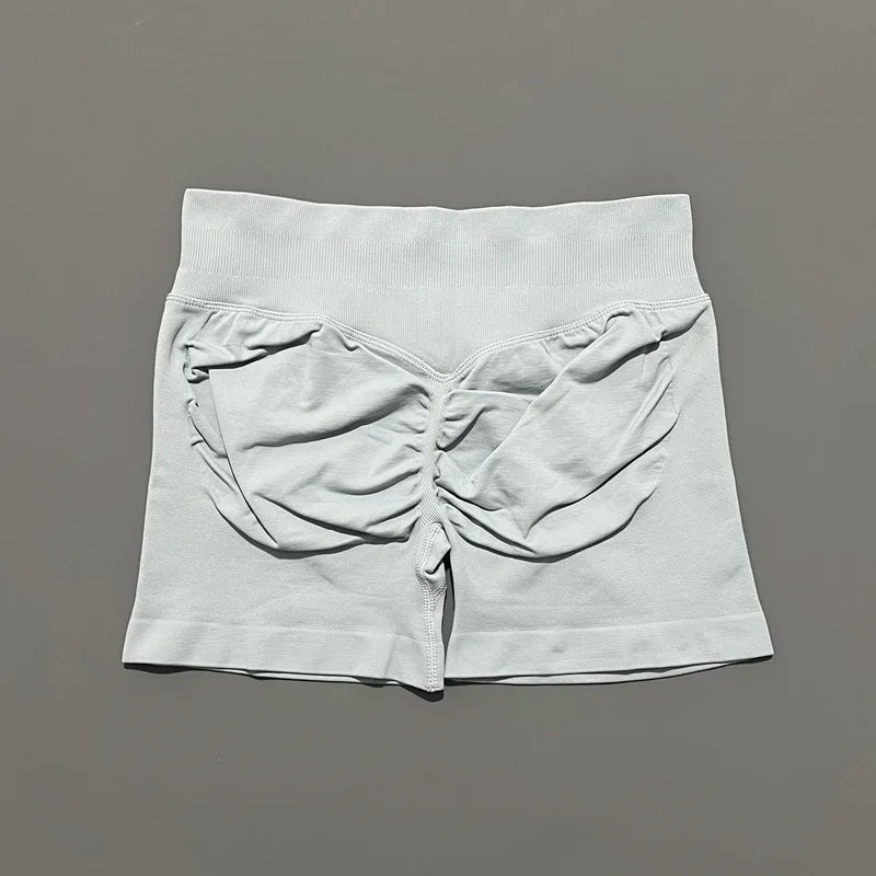 Sports Shorts 4.5" Women Yoga Shorts Seamless Low Waist Scrunch Bum Gym Leggings Workout Stretch Fitness Sports Shorts