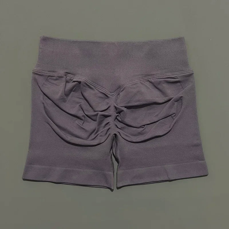 Sports Shorts 4.5" Women Yoga Shorts Seamless Low Waist Scrunch Bum Gym Leggings Workout Stretch Fitness Sports Shorts